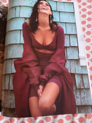 VOGUE Magazine Italia June 1991 linda evangelista