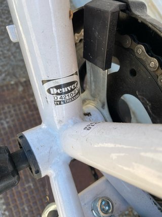 Bicicleta Paseo Tipo Denver Blanca