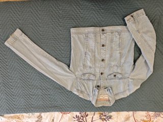 Chaqueta vaquera corta mujer Green Coast