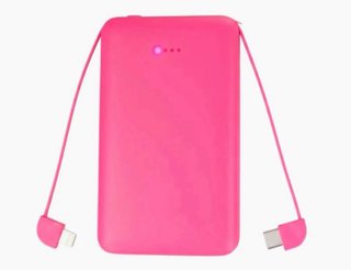 Power Bank 7000mAh con cables Lightning y USB-C