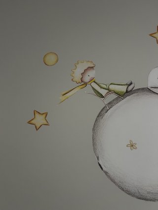 Vinilo decorativo El Principito *poner cola.