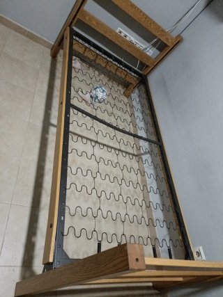 Somier de roble con cabecero desmontable