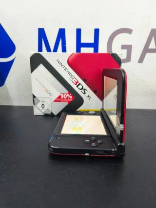 Nintendo 3DS XL Roja Con Caja 1 Año Garantía
