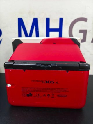 Nintendo 3DS XL Roja Con Caja 1 Año Garantía