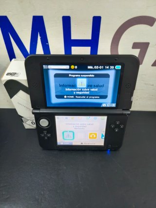 Nintendo 3DS XL Roja Con Caja 1 Año Garantía