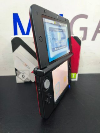 Nintendo 3DS XL Roja Con Caja 1 Año Garantía