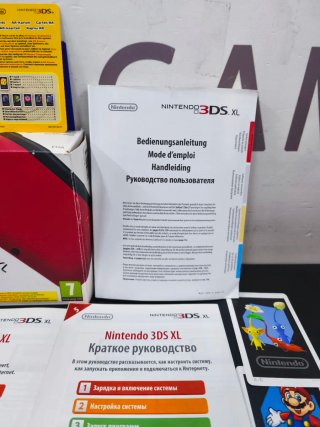 Nintendo 3DS XL Roja Con Caja 1 Año Garantía
