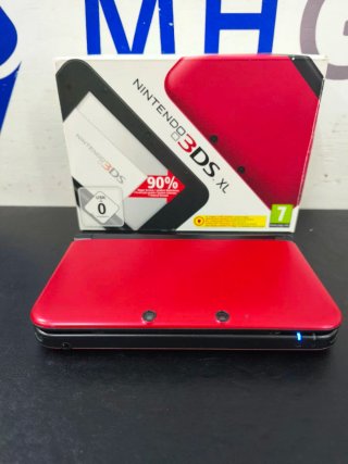 Nintendo 3DS XL Roja Con Caja 1 Año Garantía