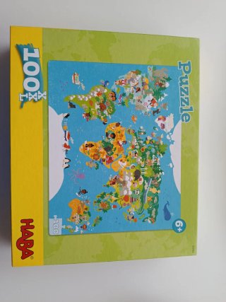 Puzzle Haba Mapa Mundo 100 Piezas