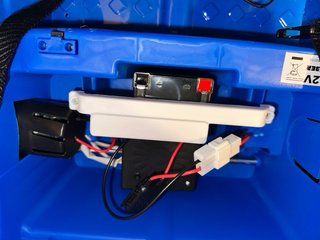 Coche teledirigido para niños azul, con control