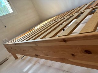 Estructura cama madera Ikea