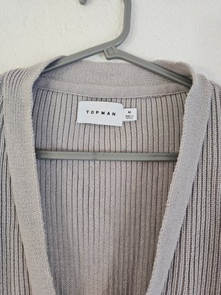 Cárdigan Topman Gris Talla M