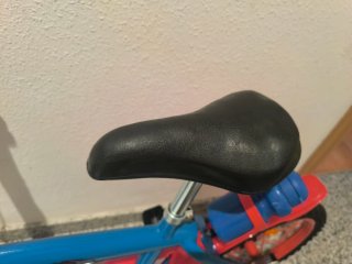 Bicicleta Infantil Spiderman Azul y Roja