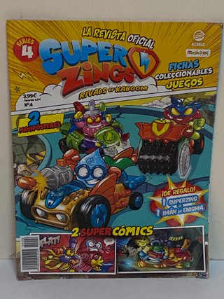 Superzings serie 4 Revista oficial número 4 y Comi
