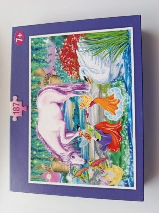 Puzzle Infantil Unicornios 187 Piezas