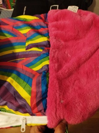 Saco dormir infantil unicornio arcoíris
