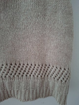 Top punto beige