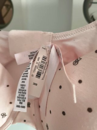 Sujetador Victoria's Secret 38B Rosa Lunares