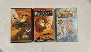 Películas VHS El Rey León (Español)