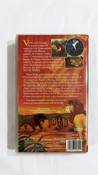 Películas VHS El Rey León (Español)