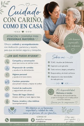 Cuidado de personas mayores | TCAE |