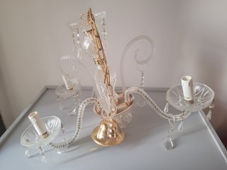 Coppia Lampadari Stile Maria Teresa Metà '900