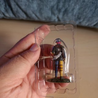 Figura plomo arcabucero S. XV