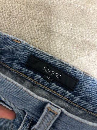 Jeans Gucci Uomo Denim Blu