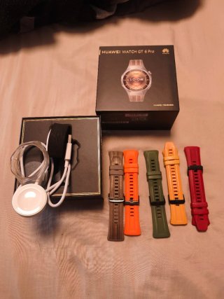 Cargador Huawei GT 6 Pro, correas y protector