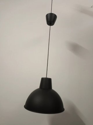 Lámpara de techo metal negro 39cm