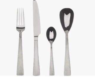Bergner Set 24 Cubiertos Acero Inox Royan