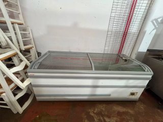 Congelador horizontal cristal