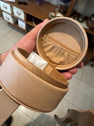 Joyero de viaje Tous rosa y beige