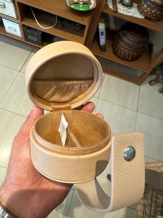 Joyero de viaje Tous rosa y beige