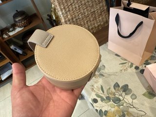 Joyero de viaje Tous rosa y beige