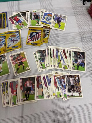 Cromos de fútbol Real Madrid y otros