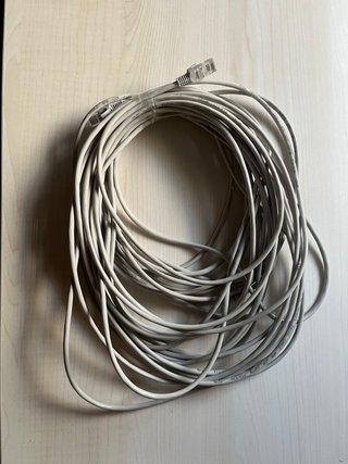 Cable Ethernet 20m Gris NUEVO- envío.