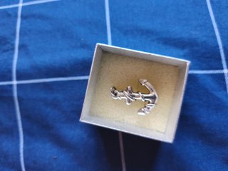 Colgante Ancla Plata 925