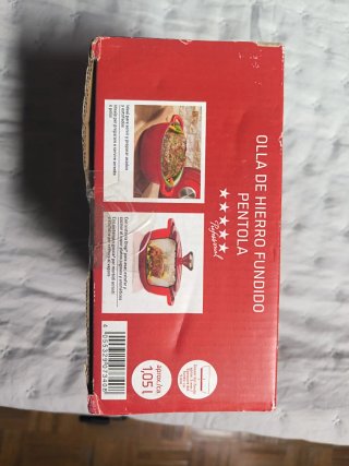 Olla Hierro Fundido Ernesto Pentola Roja. Nueva