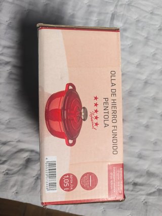 Olla Hierro Fundido Ernesto Pentola Roja. Nueva