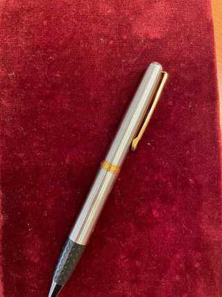 Bolígrafo Inoxcrom Plata y Oro