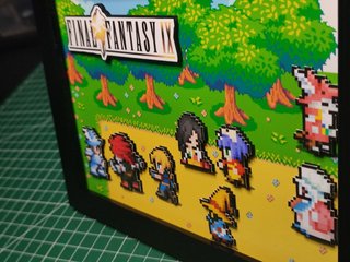 Diorama 3D Final Fantasy IX PS1 - Pixel Art