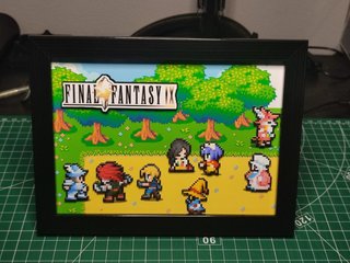 Diorama 3D Final Fantasy IX PS1 - Pixel Art