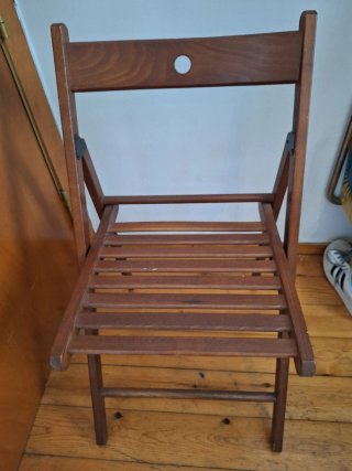 Sillas plegables de madera Ikea (4 unidades)
