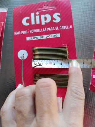 9 paquetes de Horquillas para el cabello doradas