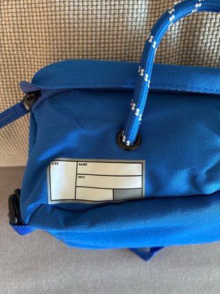 Bolsa Adidas para zapatillas azul nueva