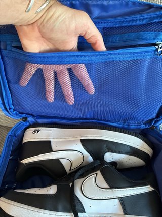 Bolsa Adidas para zapatillas azul nueva