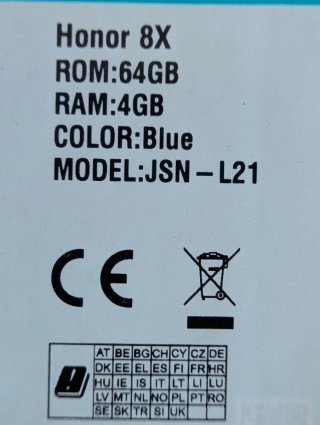 Honor 8X Azul
