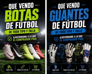 Botas y Guantes de Fútbol