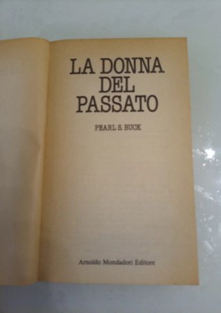 romanzo La donna del passato di ⁠Pearl S. Buck